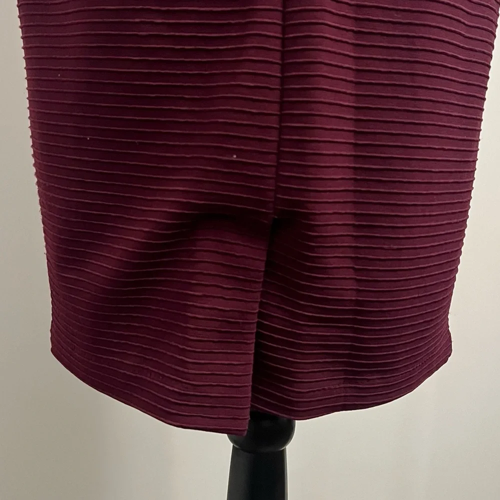 Liz Claiborne Burgundy Sleeveless Dress - M - Picture 5 of 7